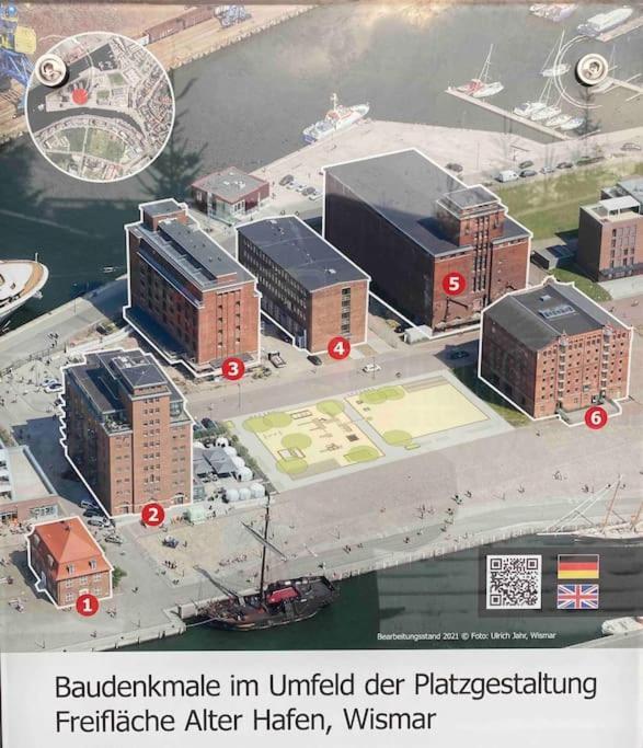 Meerblick, Balkon Und Private Sauna Im Historischen Getreidespeicher Wißmar Buitenkant foto